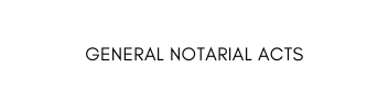 general notarial acts
